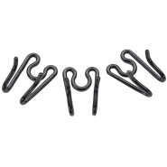 Herm Sprenger Prong Collar Extra Links Black 4.00mm 3 pk