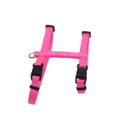 Figure H Adj Nylon Cat Harness 10-18" Neon Pink