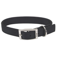 DoublePly Standard Nylon Collar Black 18"