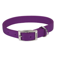 DoublePly Standard Nylon Collar 1x18" Purple