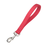 Double-Ply Nylon Traffic Leash 1 x 12" Red