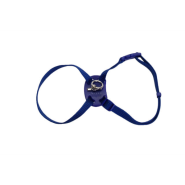 SizeRight SnagProof Adj Nylon Cat Harness Blue 18"
