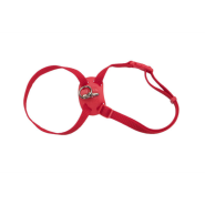 SizeRight SnagProof Adj Nylon Cat Harness Red 18"