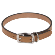 Circle T Oak Tanned Leather Town Collar 1x22" Tan