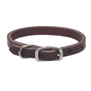 Circle T Latigo Leather Town Collar 3/8x10"