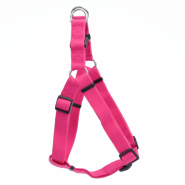 New Earth Soy Comfort Wrap Adj Harness 3/4x12-18"Fuchsia