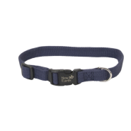 New Earth Soy Adjustable Collar 5/8" x 8-12" Indigo