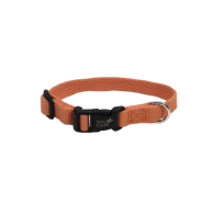 New Earth Soy Adjustable Collar 5/8" x 8-12" Pumpkin