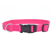 New Earth Soy Adjustable Collar 3/8" x 12-18" Fuchsia