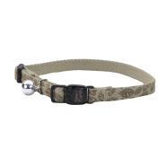 New Earth Soy Breakaway Cat Collar Olive & Leaves 8-12"