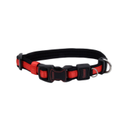 Inspire Adjustable Collar 5/8"x10-14" Red