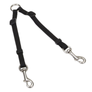 Coastal 2-Dog Leash Coupler 3/8x18-24" Black