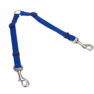 Coastal 2-Dog Leash Coupler 3/8"x18-24" Blue