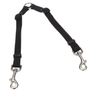 Coastal 2-Dog Leash Coupler 3/4x24-36" Black