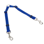 Coastal 2-Dog Leash Coupler 3/4"x24-36" Blue