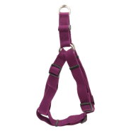 New Earth Soy Comfort Wrap Adj Harness 3/4x20-30"Eggplnt