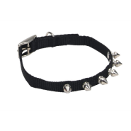 Li'l Pals Spk Nyl Collar 3/8" Black 10"