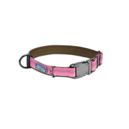 K9 Explorer Reflective Adj Collar 5/8"x10-14" Rosebud