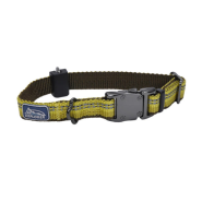 K9 Explorer Reflective Adj Collar 5/8"x8-12" Goldenrod