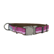 K9 Explorer Reflective Adj Collar 5/8" x 8-12" Orchid