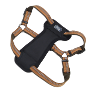 K9 Explorer Reflective Adj Padded Harness 5/8x12-18" Orange