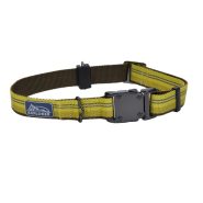 K9 Explorer Reflective Adj Collar 1"x18-26" Goldenrod