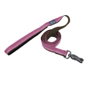 K9 Explorer Reflective Leash w/Snap Rosebud 1"x6