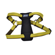 K9 Explorer Reflective Adj Padded Harness 1x20-30" Goldenrod