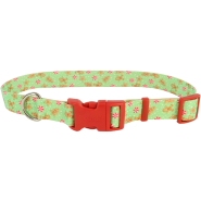 Celebration Dog Collar GingerbrdCheer Sm/Med 3/4"x12-18"