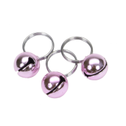 Li'l Pals Dog Round Bells Pink 3 pk