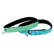 ElastaCat FlexFit Collar Checkerbrd&Seafoam 3/8x12" 2Pk