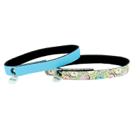 ElastaCat FlexFit Collar Donuts&Blue 3/8x12" 2Pk