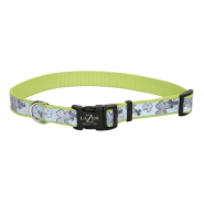 LazerBrite Refl Adj Collar 5/8"x18" Shamrocks