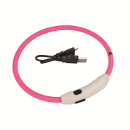 USB Light-Up Neck Ring Pink 24"