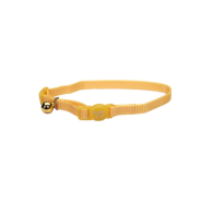 SafeCat Adj Nyl Bkwy Collar 12" Banana Boat
