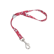 Pet Attire Adj Grooming Loop BoltSnap 5/8x18" Red Bones