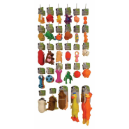 Rascals Dog Latex Toy Display 72 pc