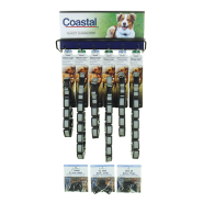 Coastal Dog Natural Control Collar Display Grey 15 pc