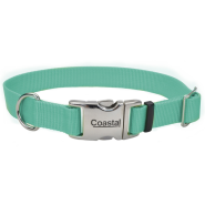 Coastal Adj. Collar w/Metal Buckle Teal 1x18-26"