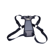 Walk Right Front-Connect Padded Harness 27"-43" Black XL