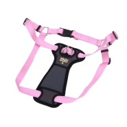 Walk Right Front-Connect Padded Harness 24"-38" Pink Large
