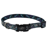 LazerBrite Patterned Rflc Collar 3/8"x8-12" Galaxy