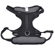 Coastal Reflective Ctrl Handle Harness Black 26-38" Lrg