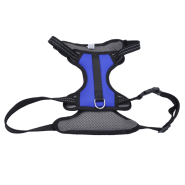 Reflective Control Handle Harness 26-38" Blue Large