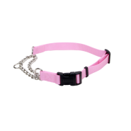 Adj Check Training Collar w/Bkl. 1" Bright Pink 29"