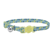 Safe Cat Breakaway Collar Lime Teal 3/8x12"