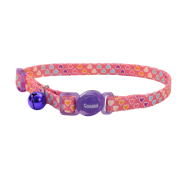 Safe Cat Breakaway Collar Multi Heart 3/8x12"