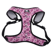 Pet Attire Ribbon DesignWrap Adj Harness 3/4" Med Pink Pais