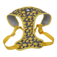 Pet Attire Ribbon DesignWrap Adj Harness 3/4" Med Buttercup