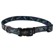 LazerBrite Patterned Rflc Collar 1"x18-26" Galaxy